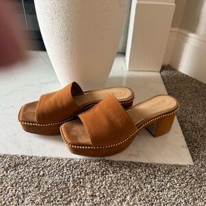 Gianni Bini Suede Studded Mules SZ 8.5